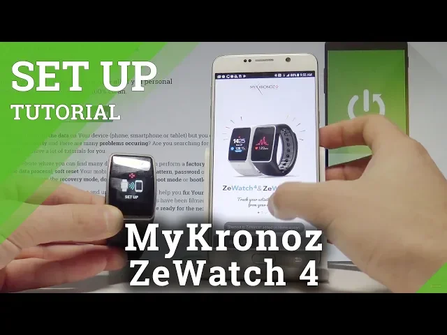 Video thumbnail for How to Set Up MYKRONOZ ZeWatch 4 - Activation and Pairing Tutorial