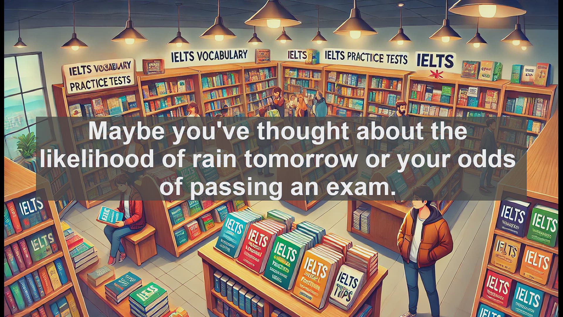 'Video thumbnail for 2500 Must Know IELTS 6.5 Vocabulary - Probability: Understanding Chances and Likelihoods'
