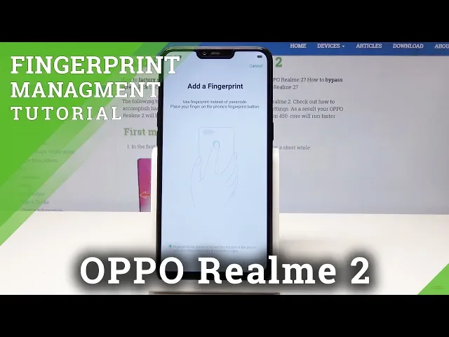 Video thumbnail for How to Add Fingerprint to OPPO Realme 2 - Screen Protection
