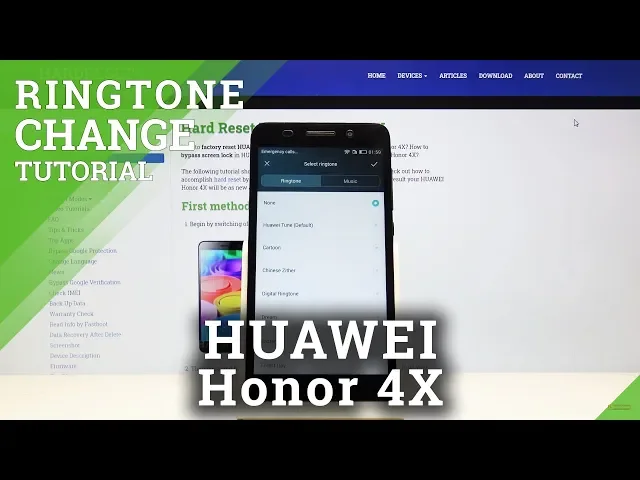 Video thumbnail for How to Change Ringtone in HUAWEI Honor 4X – Set Up Tune