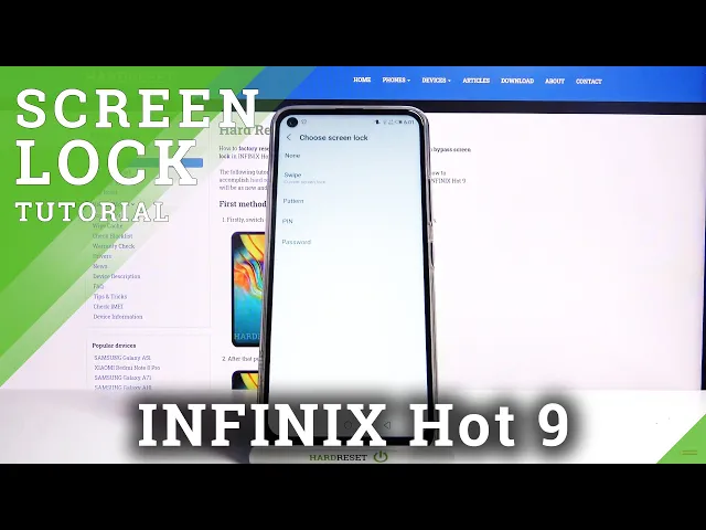 Video thumbnail for How to Set Up Locking Method in Infinix Hot 9 – Choose Screen Lock