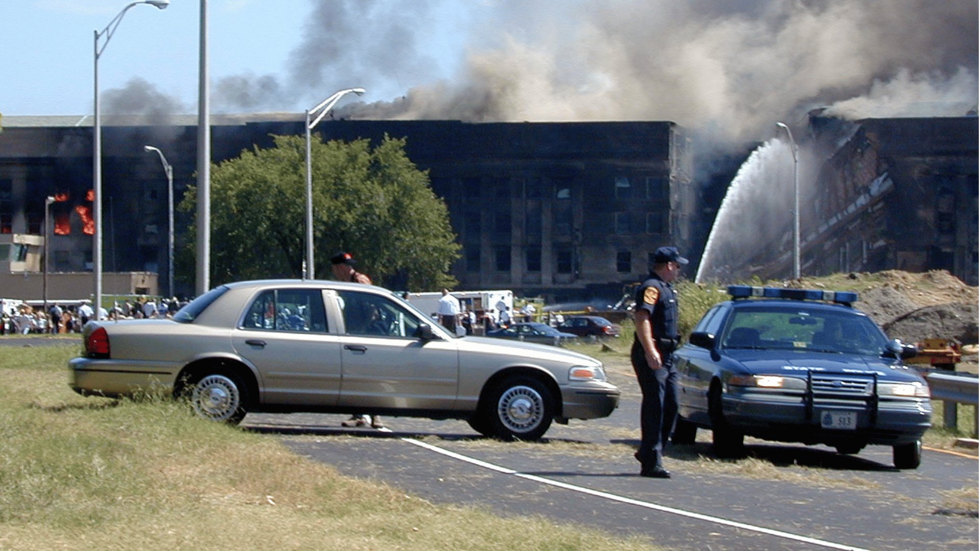 Video thumbnail for A Pentagon first responder relives his 9/11 rescue, 25 years on