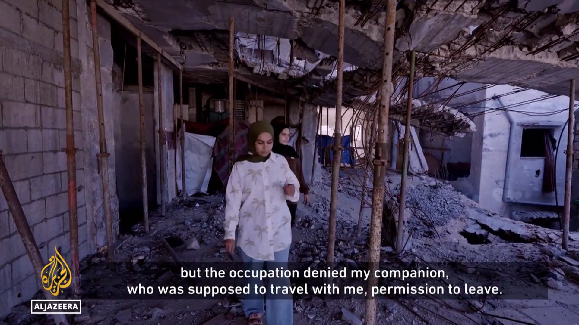 'Video thumbnail for Gaza cancer patient cares for siblings as war separates family'