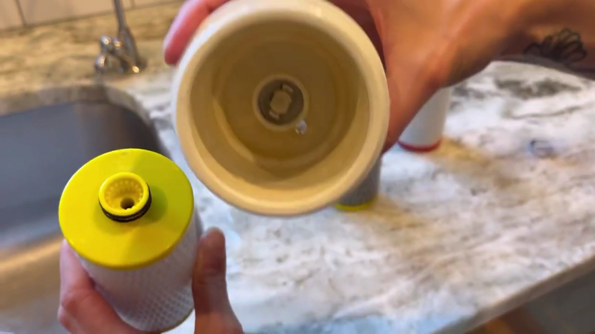 Video thumbnail for How to setup Aquasana Replacement Cartridges for 2 Stage Under Sink Water Filter(720P HD)