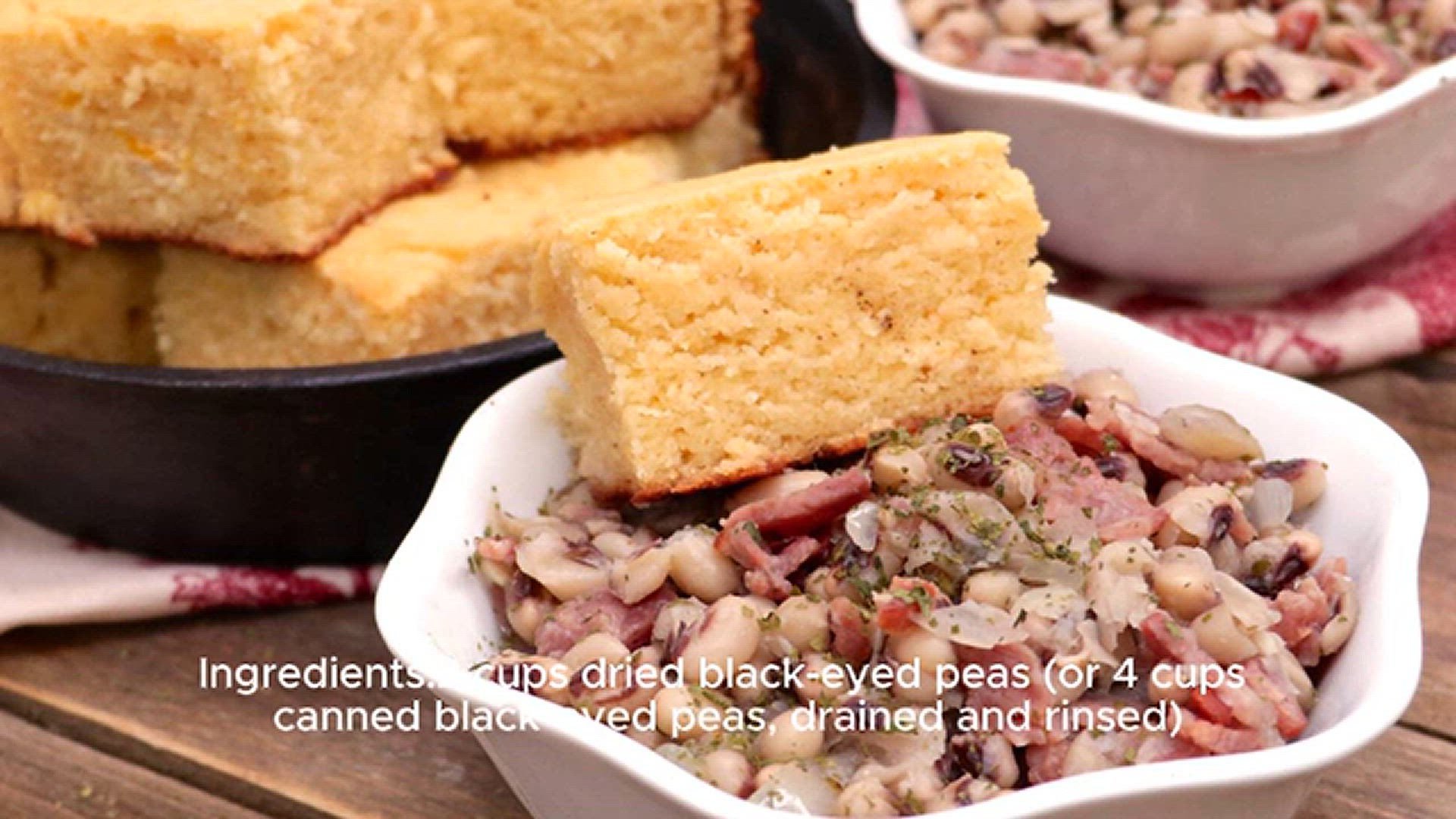 'Video thumbnail for Black-Eyed Peas Recipe'