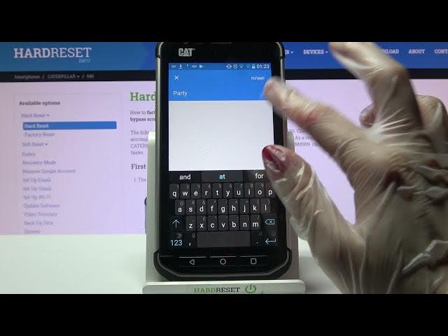 Video thumbnail for How to Add Event to Calendar on CAT S40 – Create Calendar Event