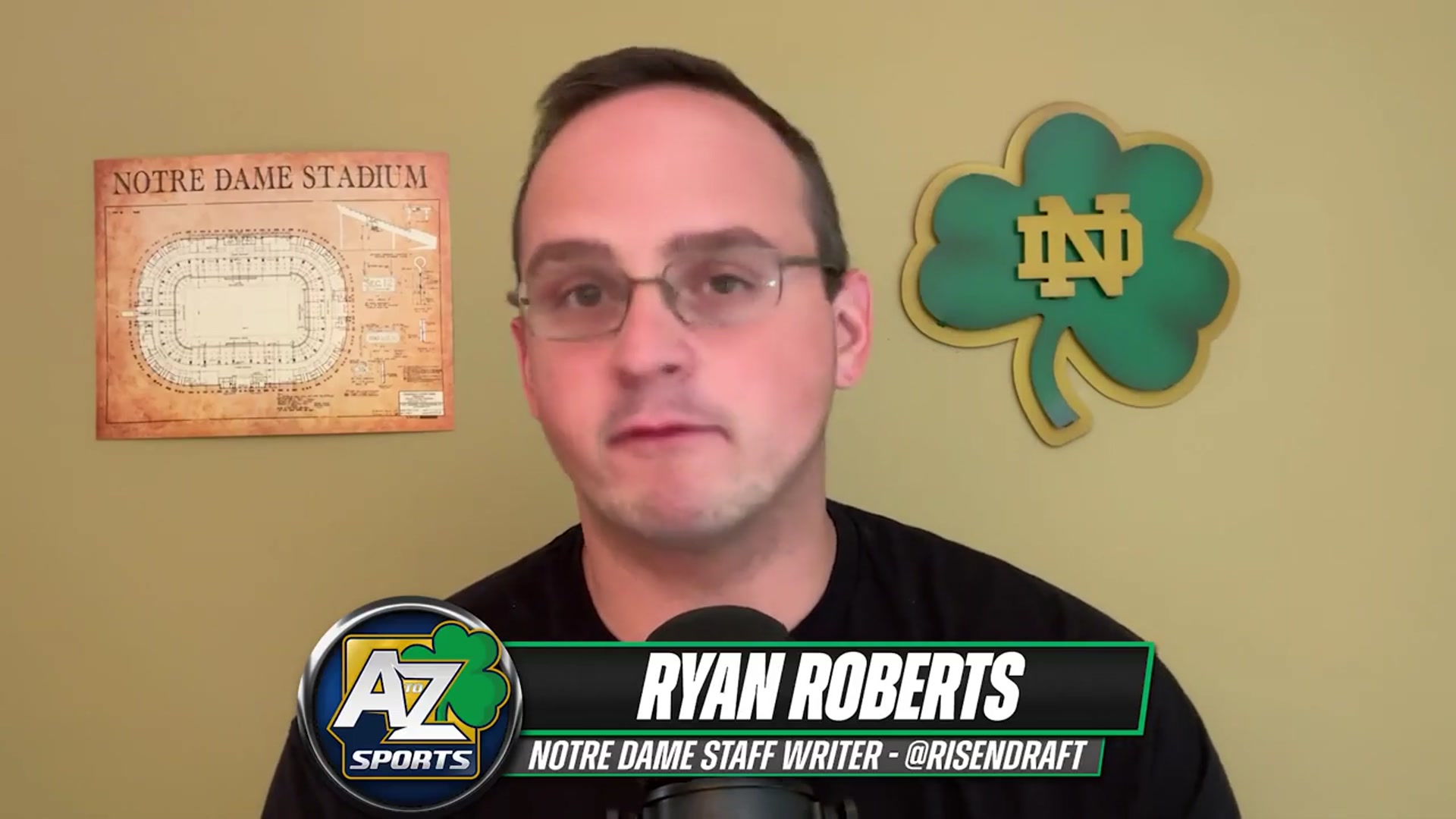 'Video thumbnail for notre dame fighting irish - a to z sports: notre dame vs miami - key 2027 recruit visiting miami'