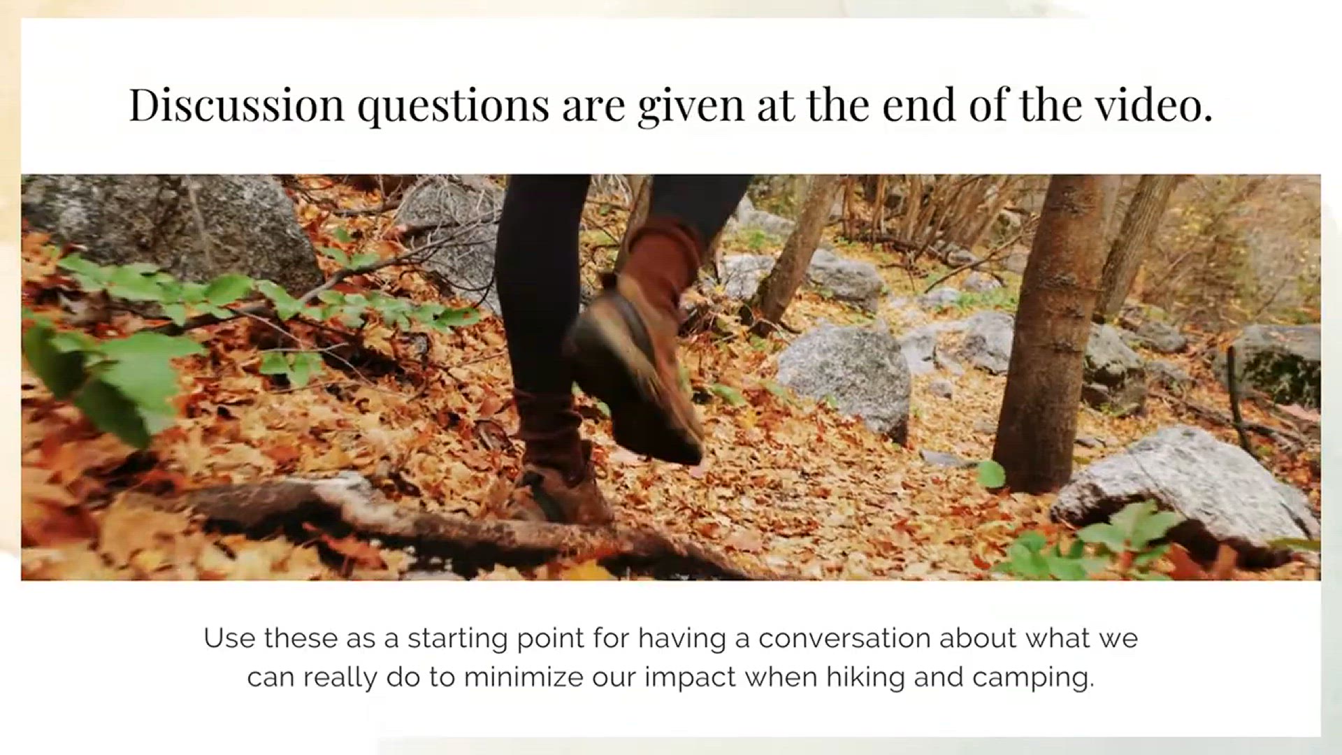 'Video thumbnail for The Outdoor Code'
