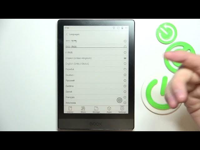 Video thumbnail for Onyx Boox Poke 3 How To Change Language