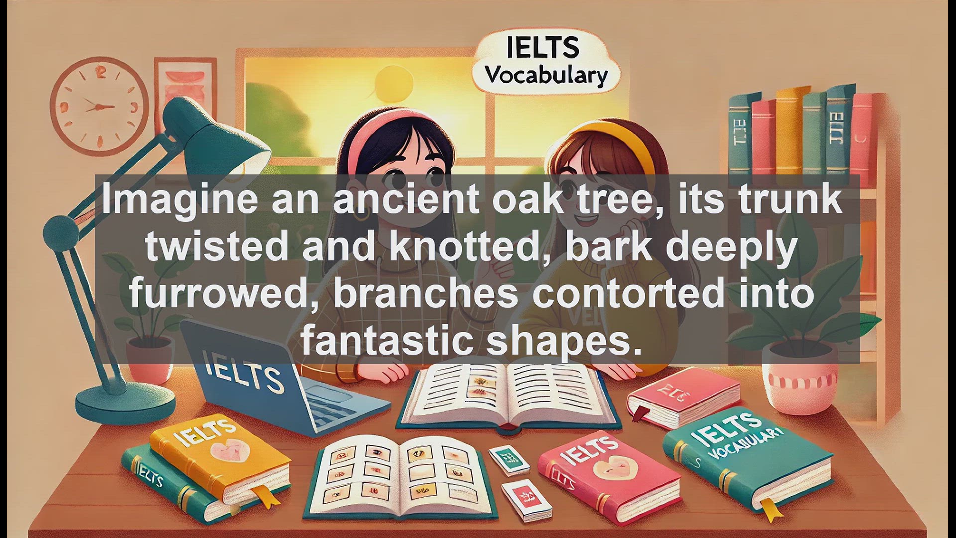 'Video thumbnail for 2000 Must Know IELTS 9.0 Vocabulary - Gnarled: Exploring the Twisted Beauty of Language'