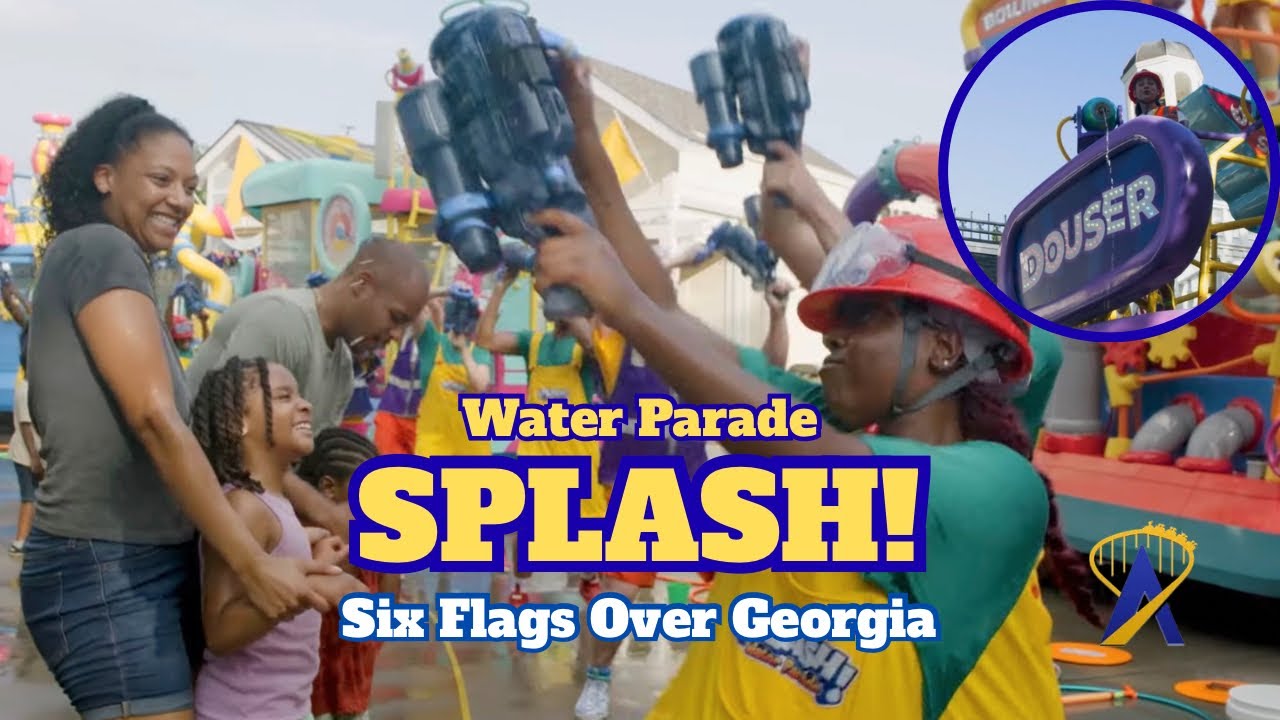 Video thumbnail for SPLASH! Water Parade from Six Flags Over Georgia & Hurricane Harbor Atlanta