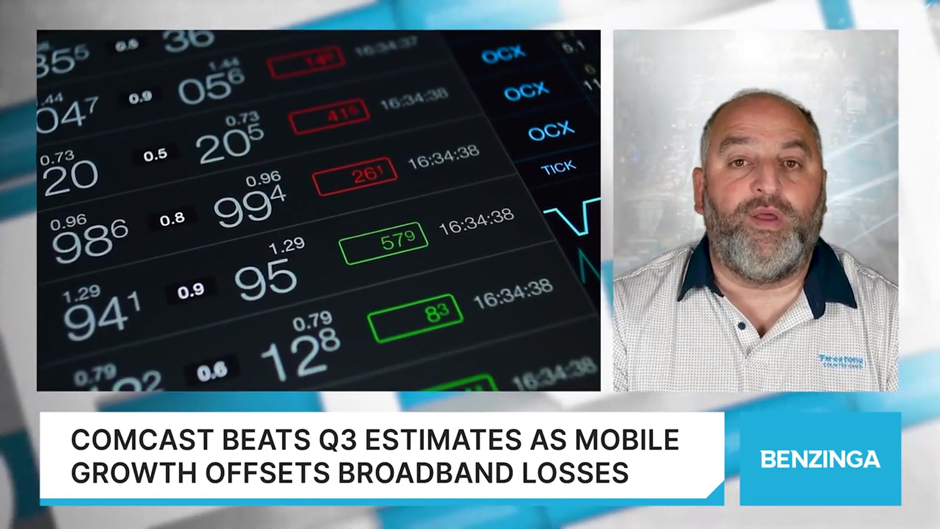 'Video thumbnail for Comcast Beats Q3 Estimates As Mobile Growth Offsets Broadband Losses'