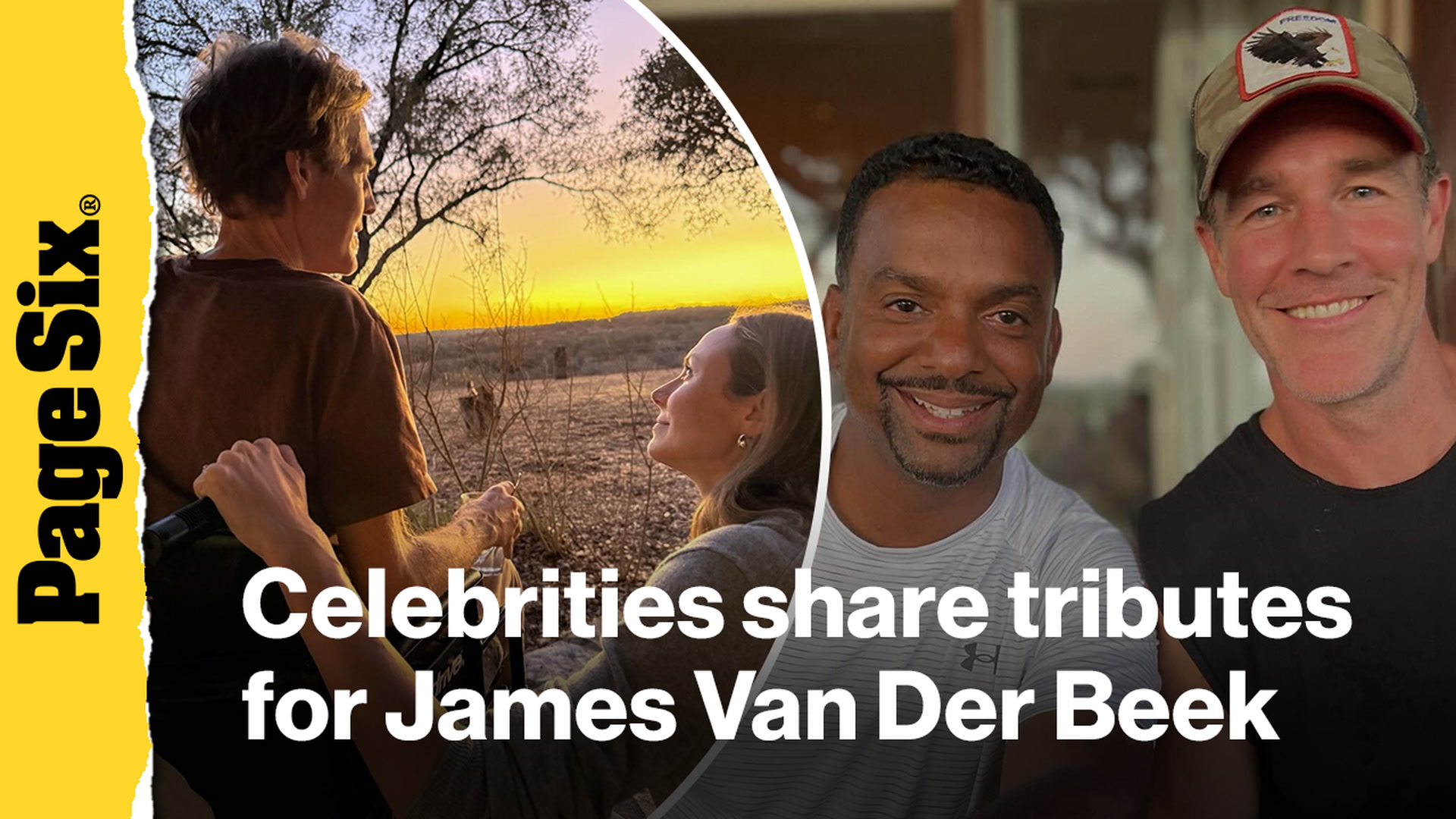 Video thumbnail for Reese Witherspoon and more celebs mourn the death of James Van Der Beek