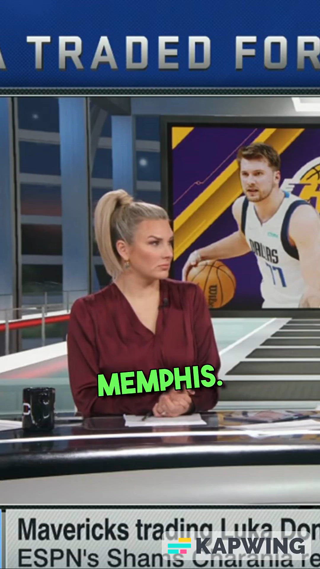 'Video thumbnail for LeBron James has dreamed of playing with Luka Doncic'