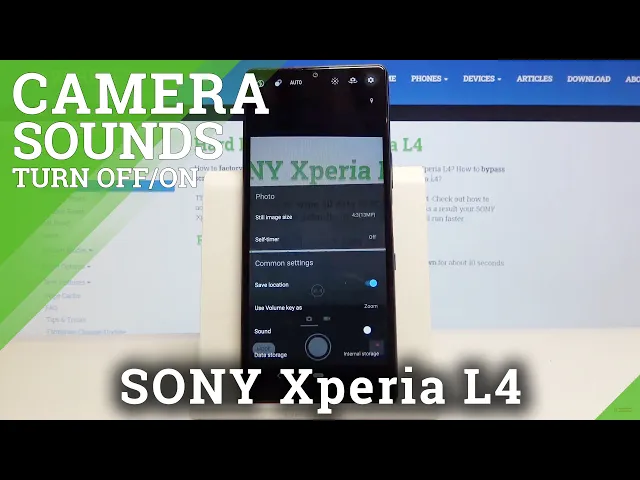 Video thumbnail for How to Turn Off Camera Shutter Sound in SONY Xperia L4 – Switch Off Photo Sound