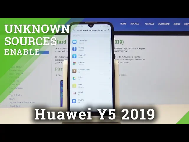 Video thumbnail for How to Enable Unknow Sources in HUAWEI Y5 2019 - Download App from Unofficial Sources