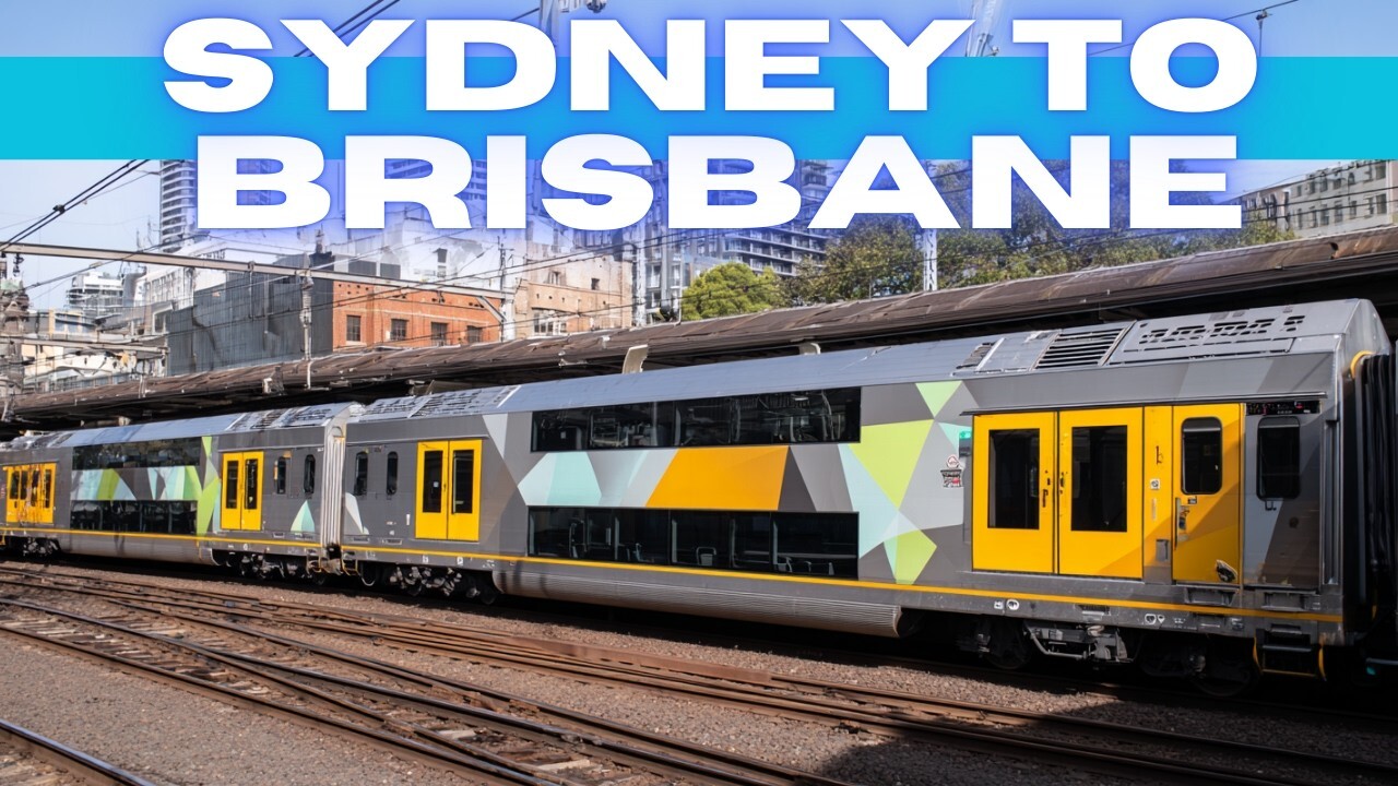 Video thumbnail for Sydney to Brisbane Road Trip  Train, Bus & Uber | Australia 2025