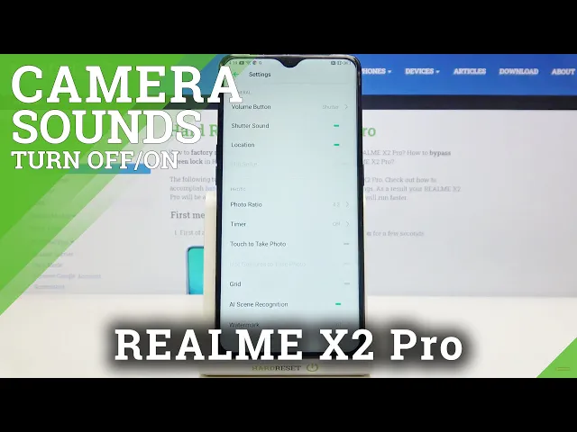 Video thumbnail for How to Turn Off Camera Sounds on REALME X2 Pro – Open Camera Settings