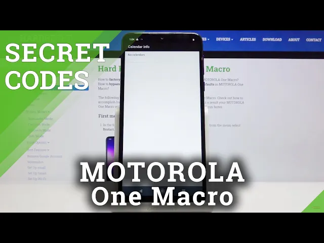 Video thumbnail for Secret Codes on MOTOROLA One Macro – Hidden Features