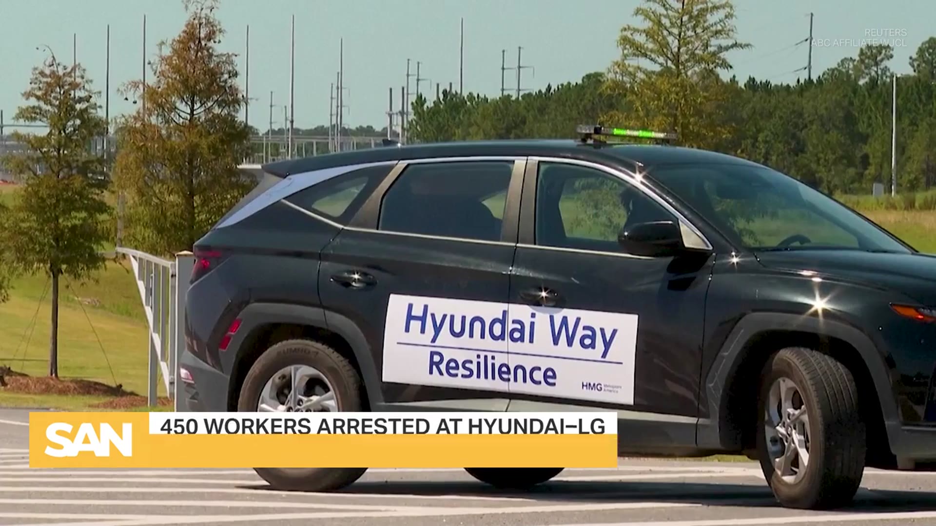 'Video thumbnail for 450 arrested in Georgia immigration raid, testing US-South Korea ties'