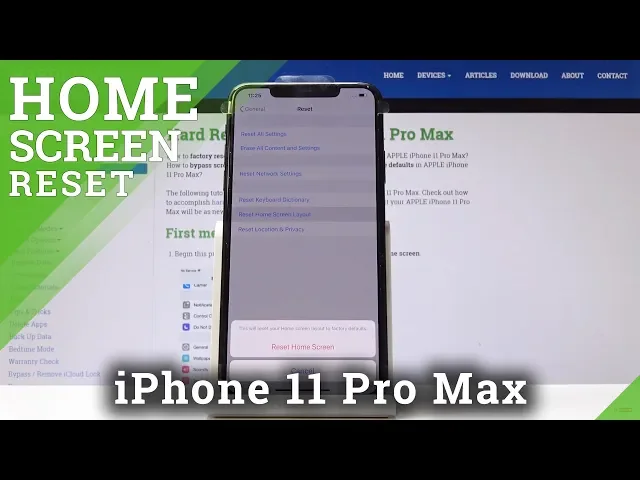 Video thumbnail for How to Reset Screen Layout on iPhone 11 Pro Max - Set Default Layout