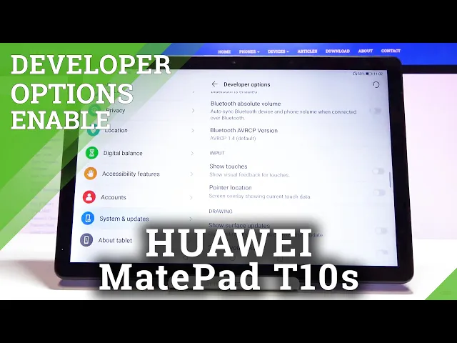 Video thumbnail for How to Enter Developer Options on HUAWEI MatePad T10s - Developer Mode