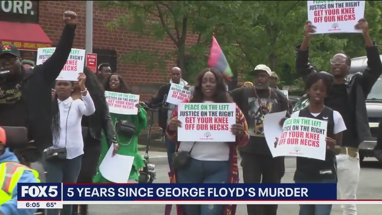 Video thumbnail for Five year anniversary of George Floyd's murder