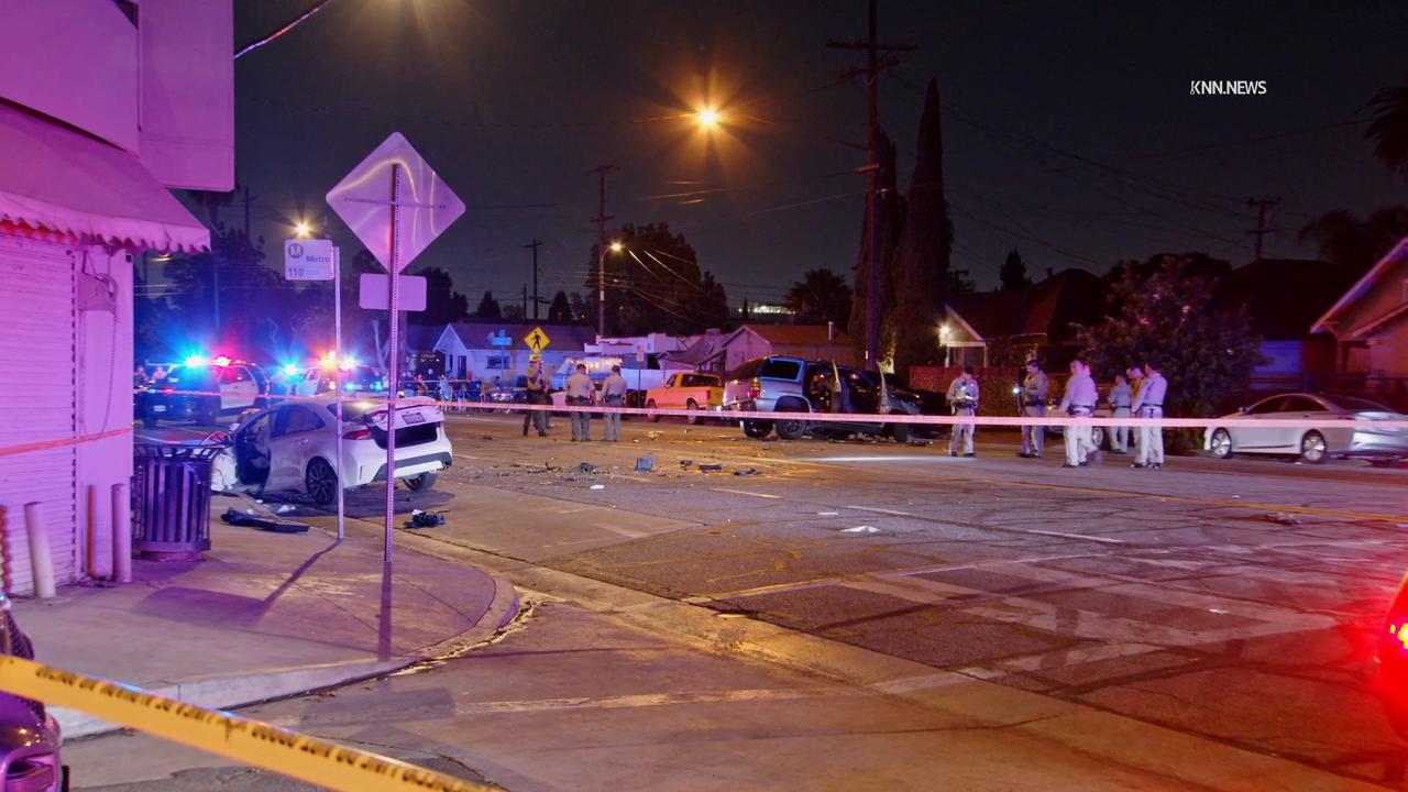 Video thumbnail for US, Los Angeles: Florence-Firestone Deadly Crash Graphic Content.