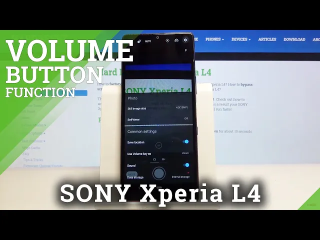 Video thumbnail for How to Change Volume Button Function in SONY Xperia L4 – Personalize Volume Button