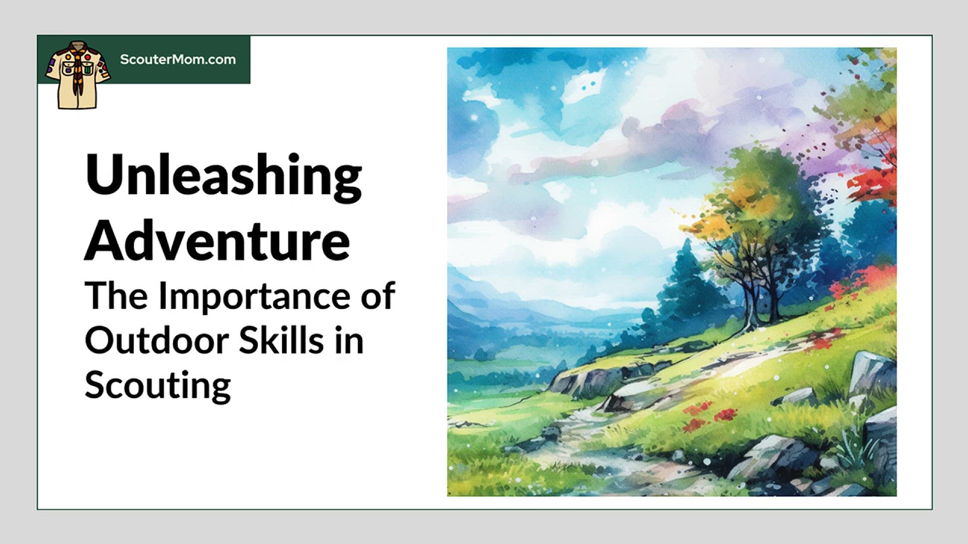 'Video thumbnail for Unleashing Adventure: The Importance of Outdoor Skills in Scouting'