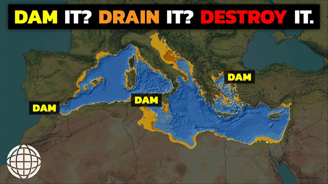 Video thumbnail for Atlantropa: The Megaproject That Wanted To Dam And Drain The Mediterranean Sea