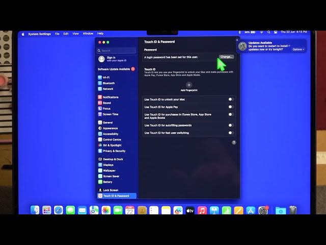Video thumbnail for How To Change User Password On Macbook Air M2 2023