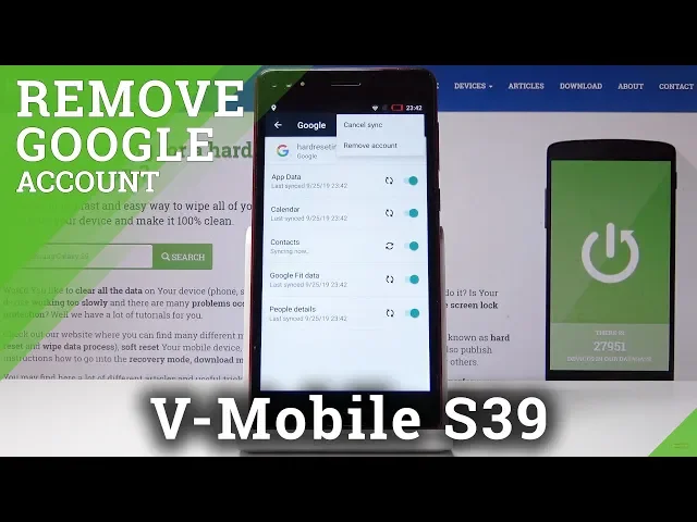 Video thumbnail for How to Add  & Remove Google Account in V-Mobile S39 - Create & Erase Google User