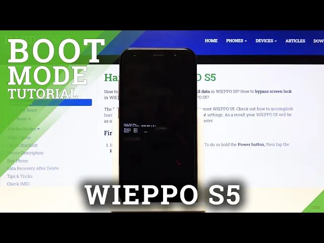 Video thumbnail for How to Enter Boot Mode in WIEPPO S5
