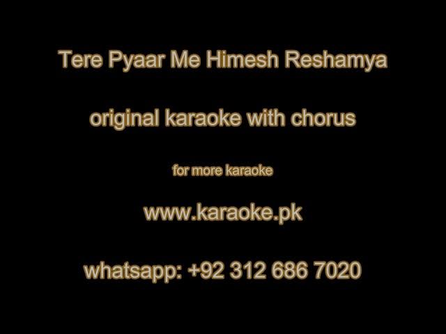 Video thumbnail for Tere Pyar Me Himesh Reshamya original karaoke