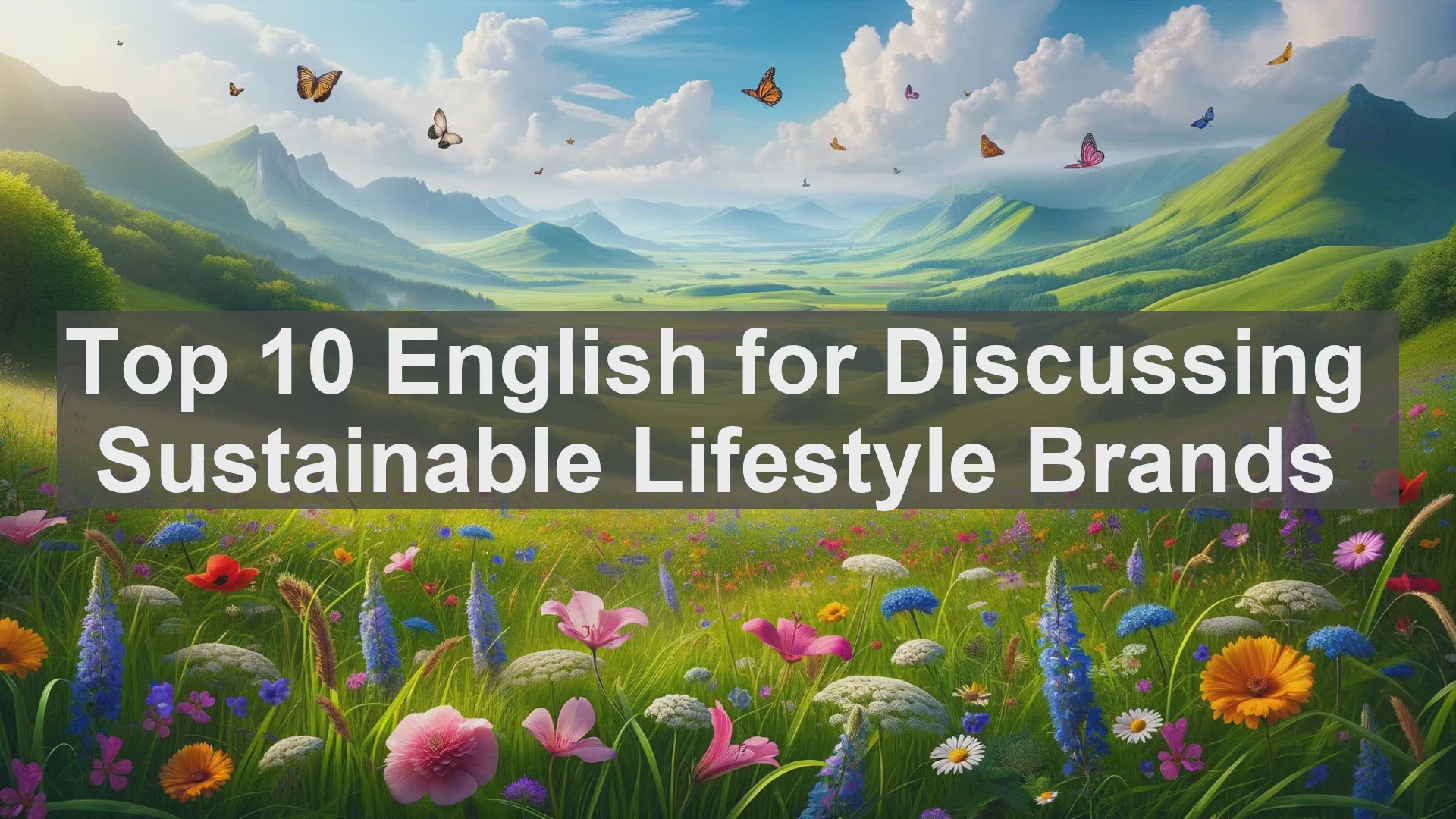 'Video thumbnail for Top 10 English for Discussing Sustainable Lifestyle Brands'