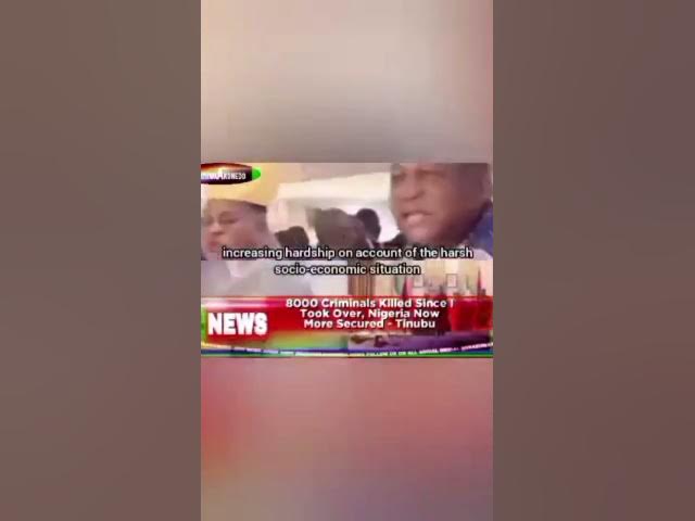 Video thumbnail for 8000 Criminals Killed Since I Took Over, Nigeria Now More Secured - Tinubu