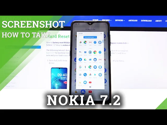 Video thumbnail for How to Take Screenshot in NOKIA 7.2 – Capture Screen