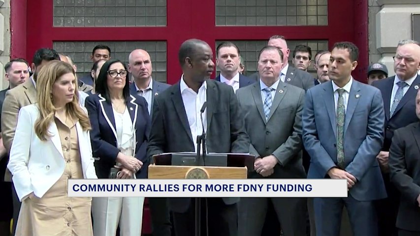Video thumbnail for ‘If only they had a 5th firefighter.’ Bronx families, city leaders push for FDNY staffing increase
