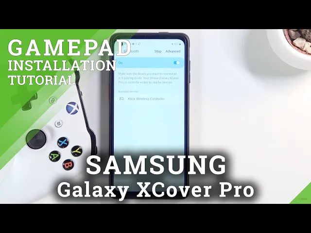 Video thumbnail for Connect Xbox Controller on SAMSUNG Galaxy XCover Pro – Gamepad Installation