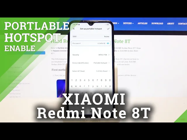 Video thumbnail for How to Enable Portable Hotspot in XIAOMI Redmi Note 8T – Network Access Point