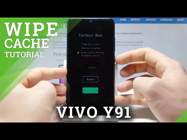 Video thumbnail for How to Wipe Cache Partition in VIVO Y91 - Delete Cache Files