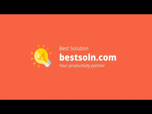 Video thumbnail for Best Solution: Solutions For Life