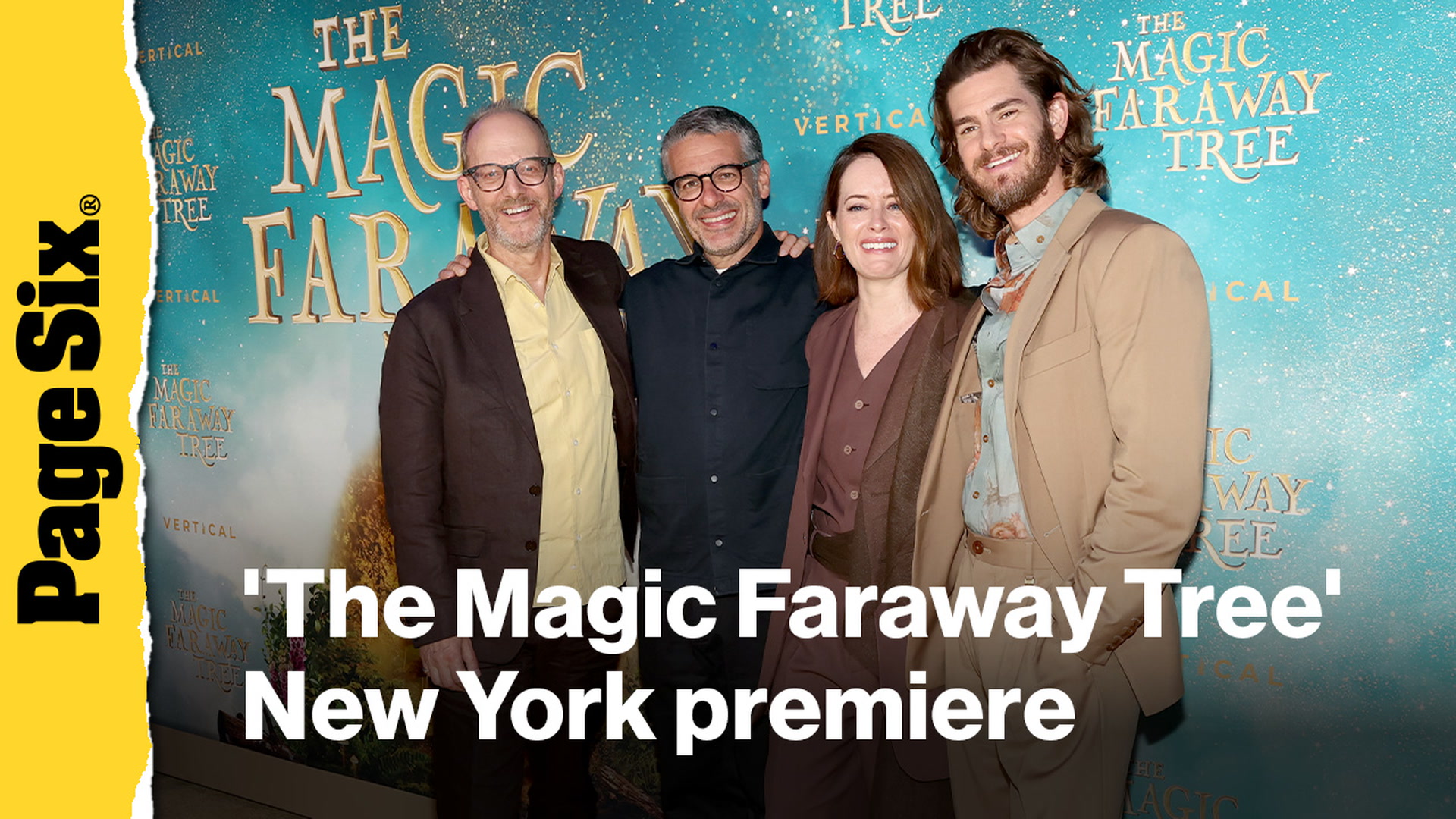 Video thumbnail for Andrew Garfield, Claire Foy and more attend the 'The Magic Faraway Tree' New York premiere