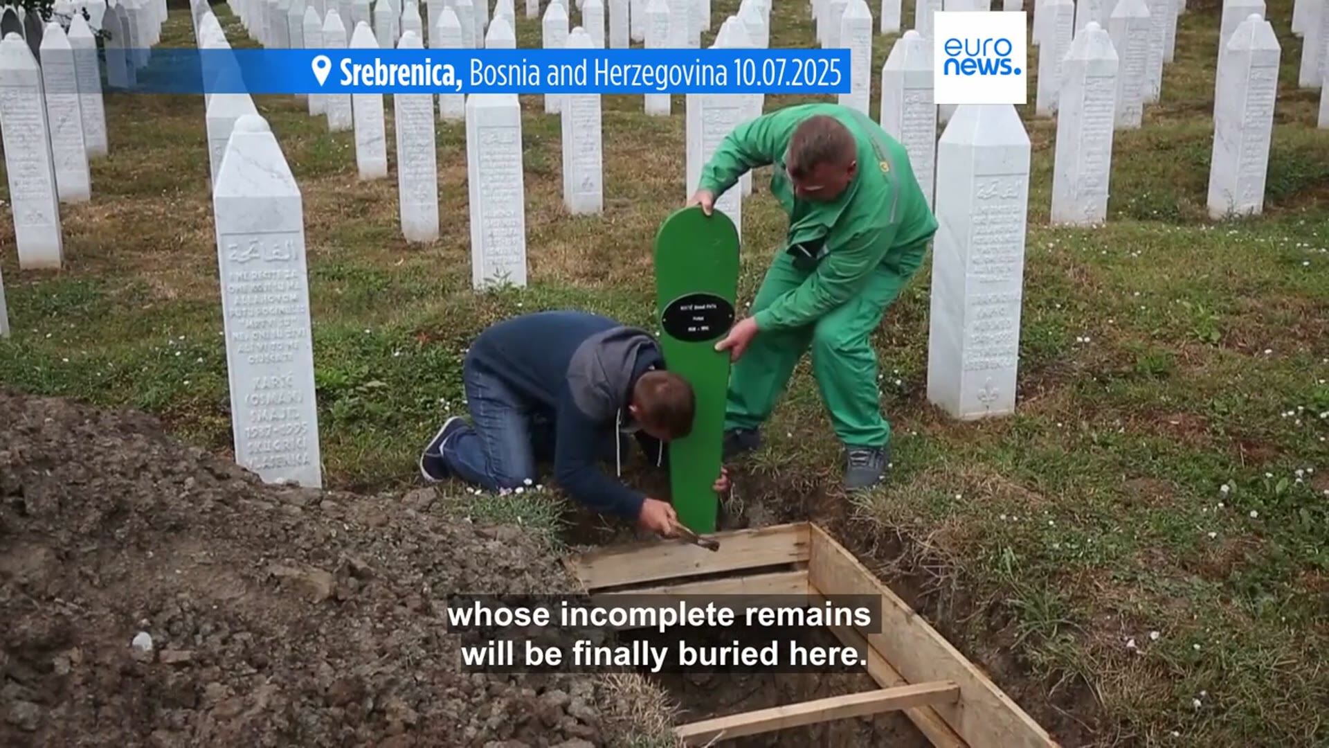'Video thumbnail for Thousands gather to mark the 30th anniversary of genocide in Srebrenica'