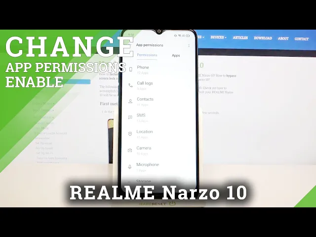 Video thumbnail for How to Manage App Permissions on REALME Narzo 10 – App Access