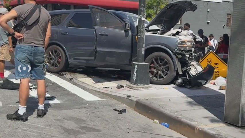 Video thumbnail for Driver hurt after slamming into multiple cars in Melrose