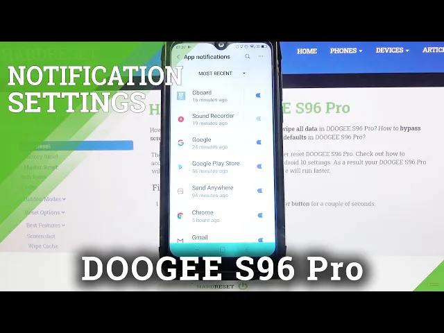 Video thumbnail for How to Turn On App Notifications in DOOGEE S96 Pro – Manage Notifications