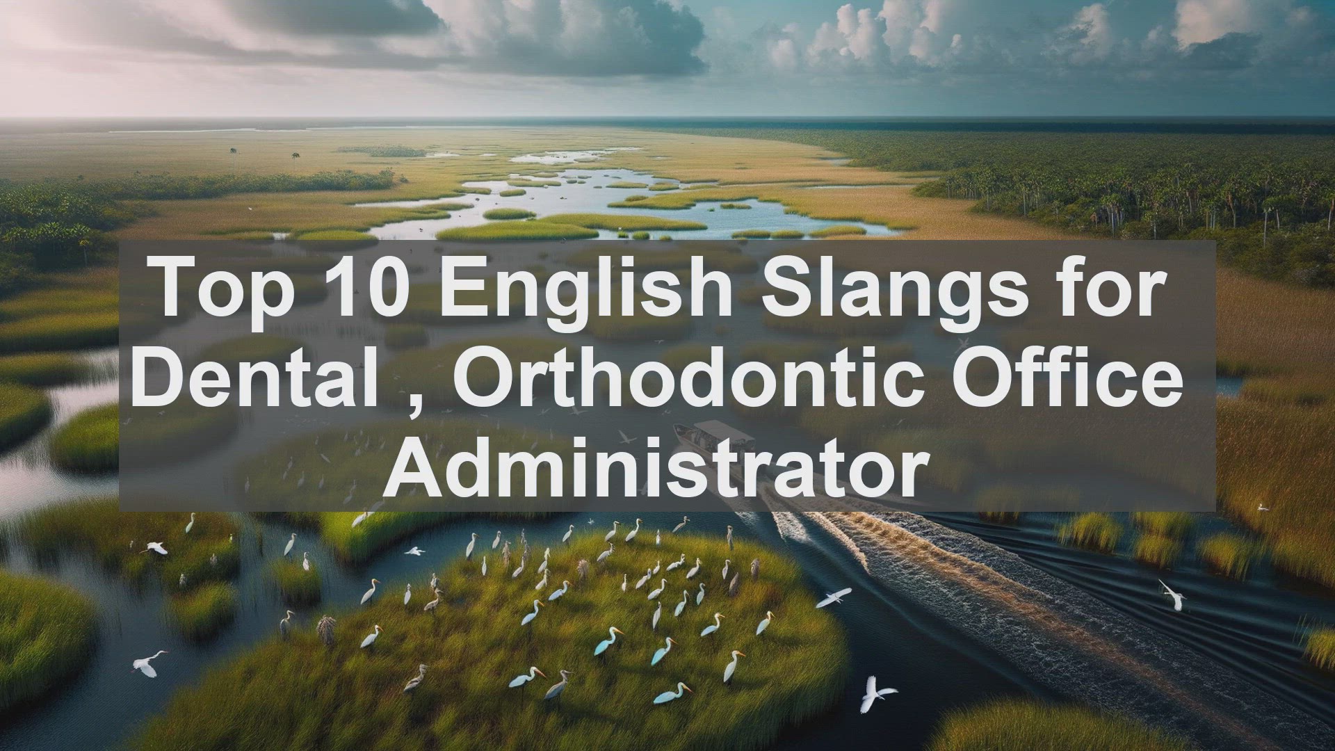 'Video thumbnail for Top 10 English Slangs for Dental  Orthodontic Office Administrator'