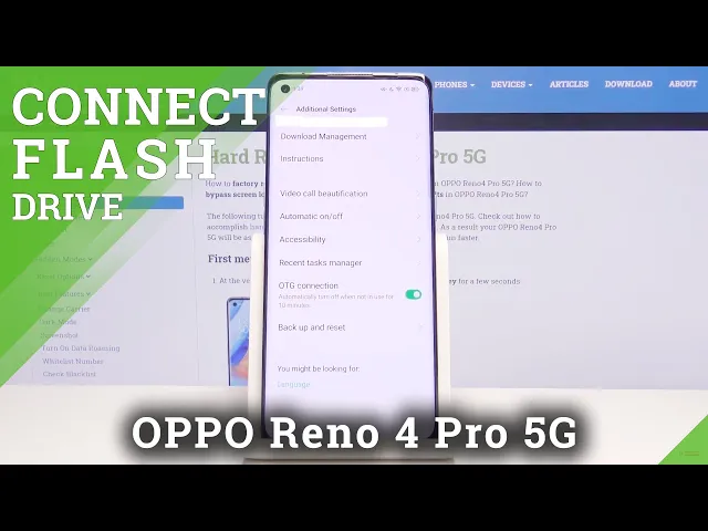 Video thumbnail for How to Make OTG Connection in OPPO Reno4 Pro 5G – Enter Developer Mode
